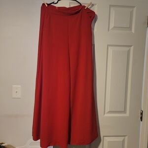 Elegant Red Women's Skirt